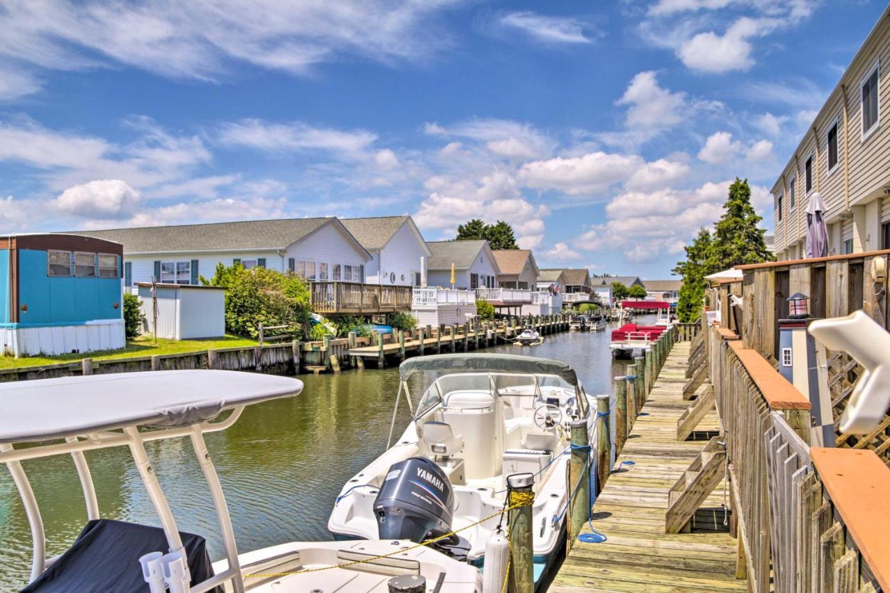 Ocean City Townhome, Deck With Canal Access! Esterno foto